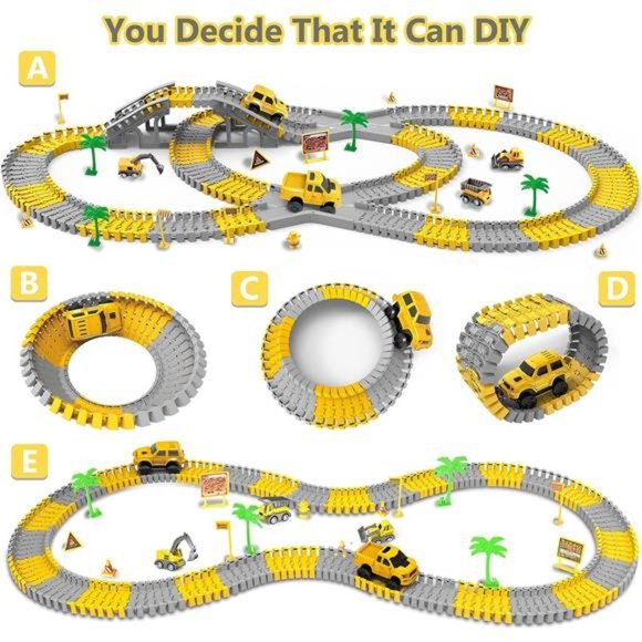 Kids Construction Toys 253 PCS Race Tracks Toy For Kids - Picture 4 of 7